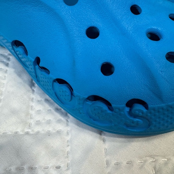 Crocs Baya Kids Cobalt Blue Clogs Slip On Sandals Junior 3 J3 - Picture 8 of 8
